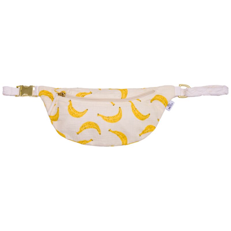 Sac banane adulte en gaze de coton bananes BB & Co Produit 1