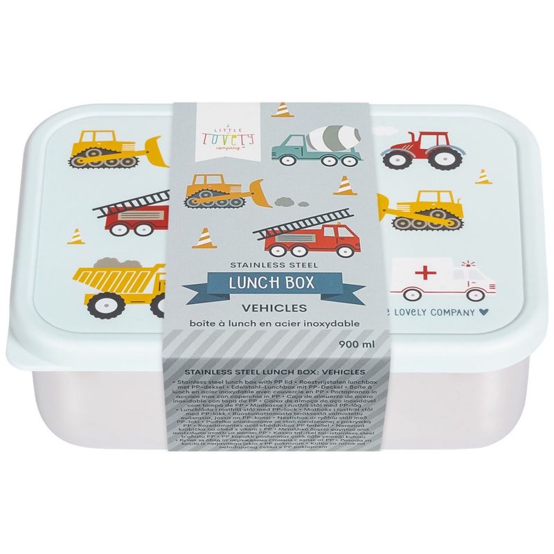 Lunch box en acier inoxydable Véhicules A Little Lovely Company Packaging 7