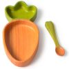 Set assiette et cuillère Cathy la carotte Oli & Carol Produit 3