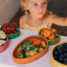 Set assiette et cuillère Cathy la carotte