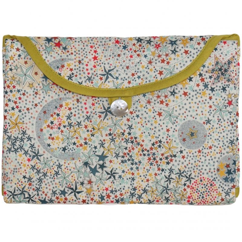 Tapis à langer Liberty étoiles multicolores Luciole et Cie