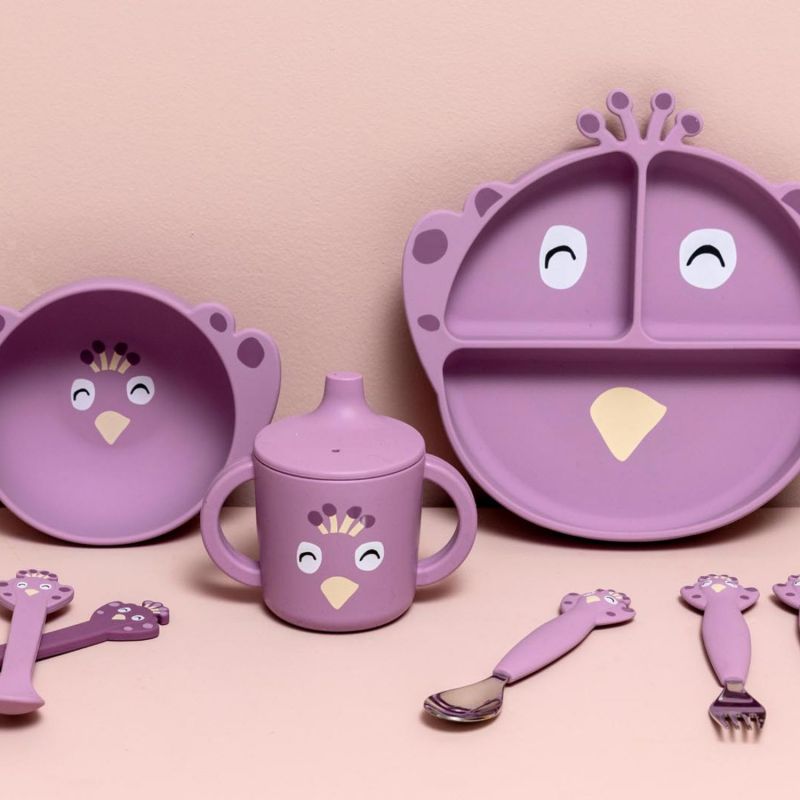 Lot de 2 cuillères en silicone Mrs. Peacock Trixie Ambiance 3