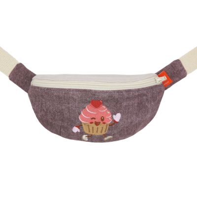 Sac banane enfant Kawai Cupcake