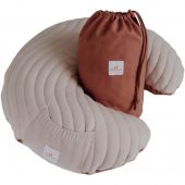 Coussin d'allaitement gonflable Liberty terracotta