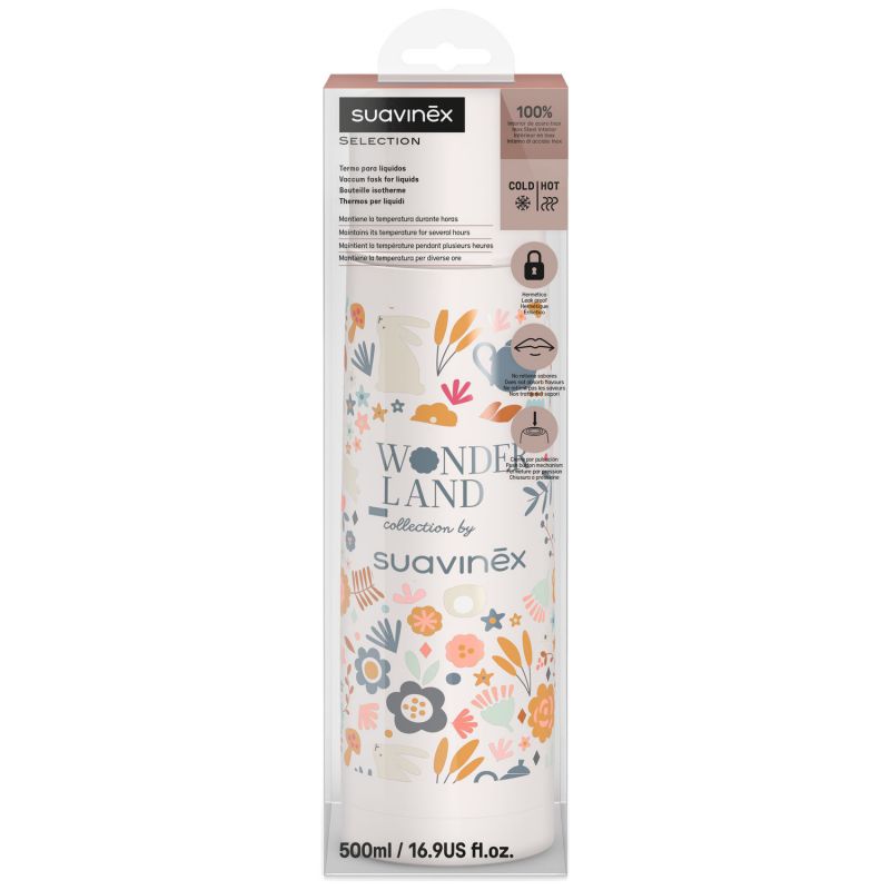 Bouteille isotherme Wonderland Liberty Beige (500Ml) Suavinex Packaging 8