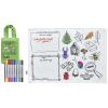 Set de table à colorier lavable et réutilisable Forêt avec 10 feutres Eatsleepdoodle Produit 3