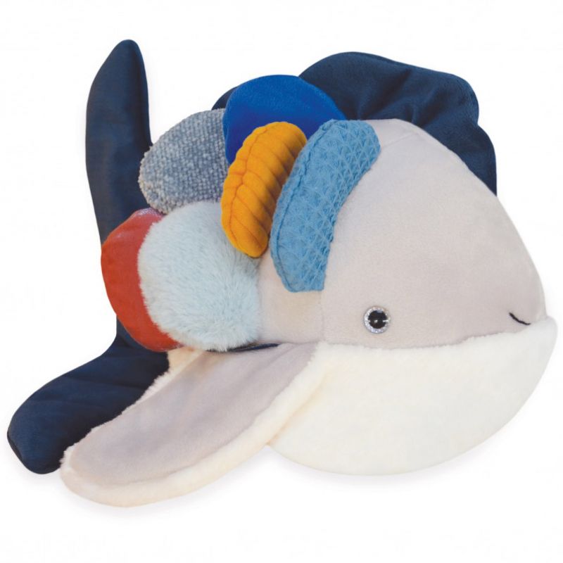 Peluche poisson arc-en-ciel Trésors Marins (30 cm) Histoire d'Ours