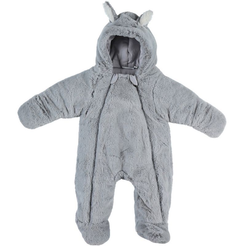 Combinaison pilote en groloudoux gris (3 mois) Noukie's