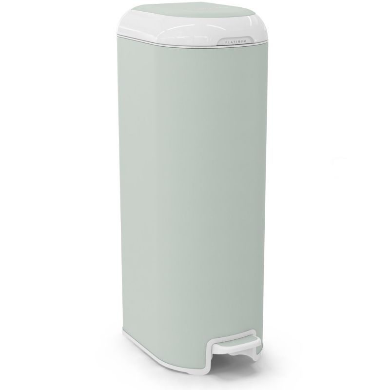 Poubelle à couches Platinium Sauge avec recharge Diaper Genie Produit 1