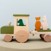 Tracteur en bois All animals  par Trixie