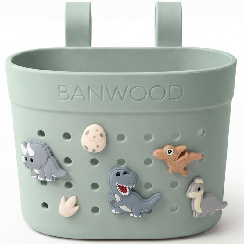 Panier de vélo à personnaliser Pin et Ride Argile Banwood Produit 4