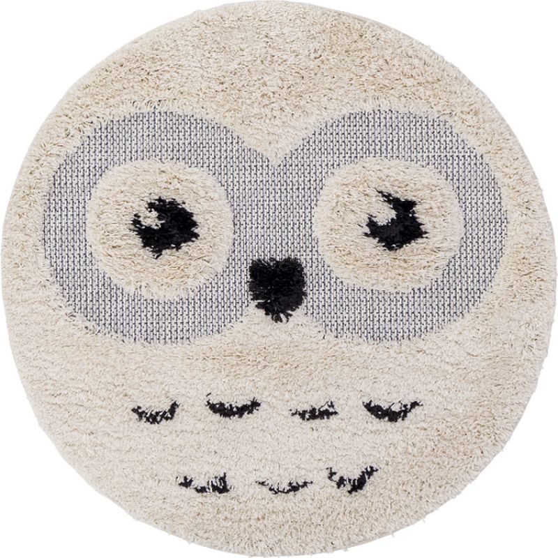 Tapis rond Hibou (120 cm) AFKliving