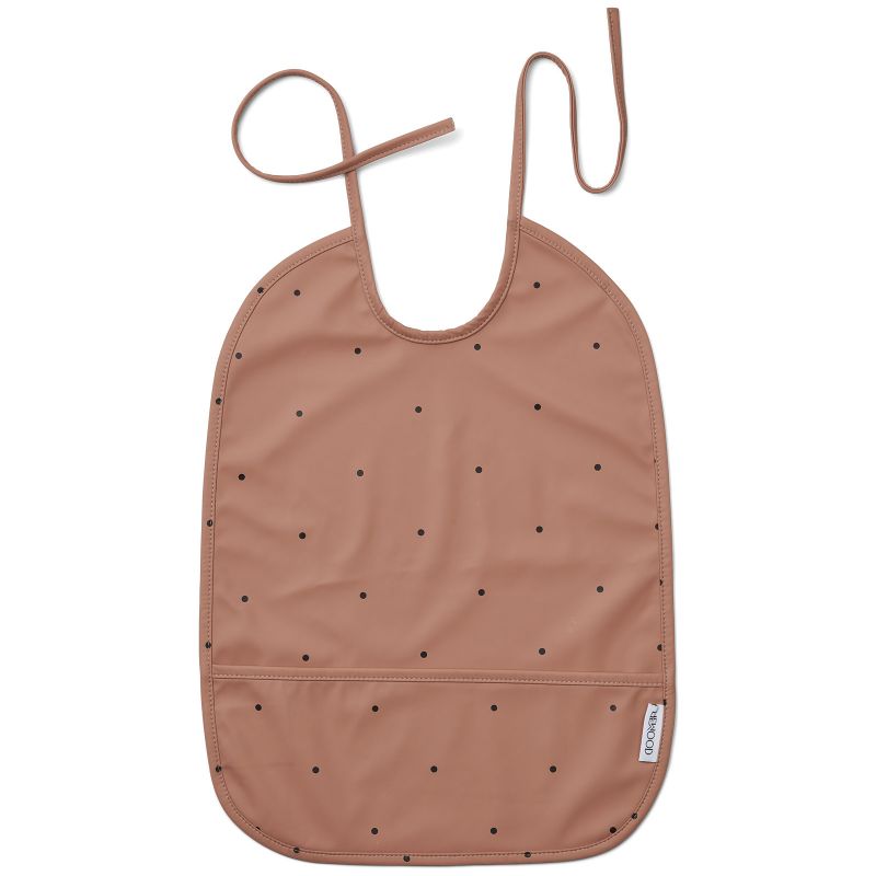 Bavoir à nouer Lai Classic dot tuscany rose Liewood