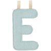 Lettre phosphorescente en tissu à suspendre E Bleu Lilliputiens Produit 1