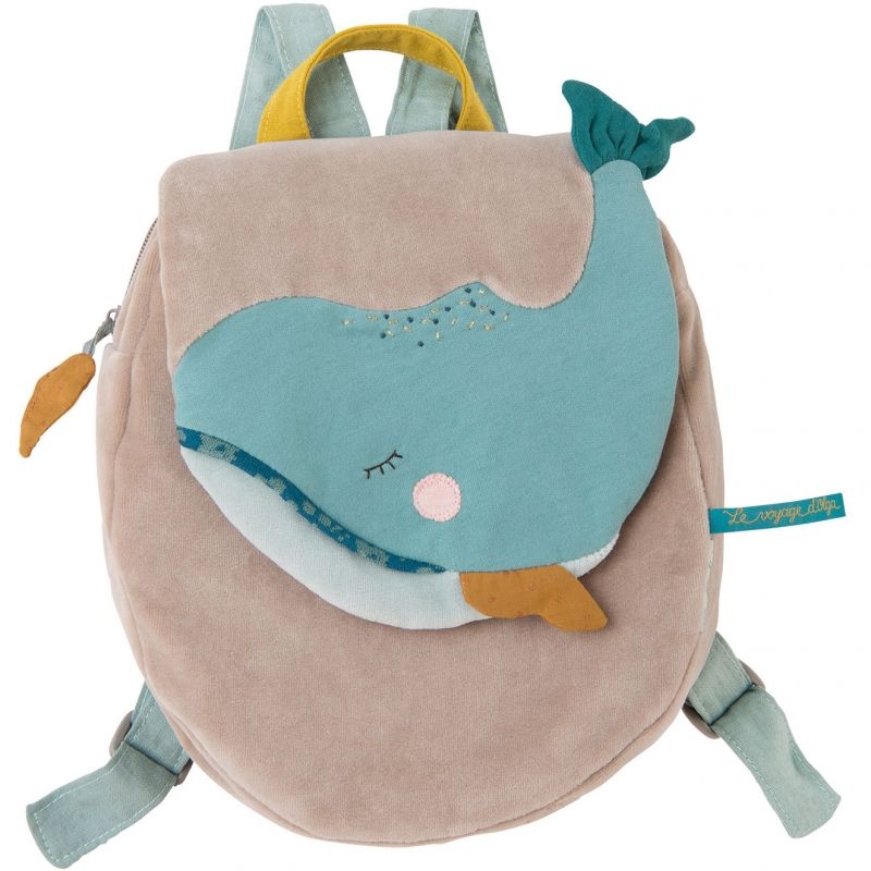 Sac à dos baleine Joséphine Le voyage d'Olga Moulin Roty