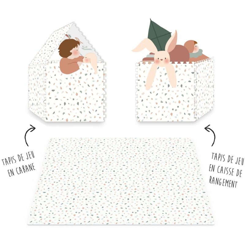 Tapis puzzle 3 en 1 Tiloo Village (120 x 180 cm) Play&Go Produit 6