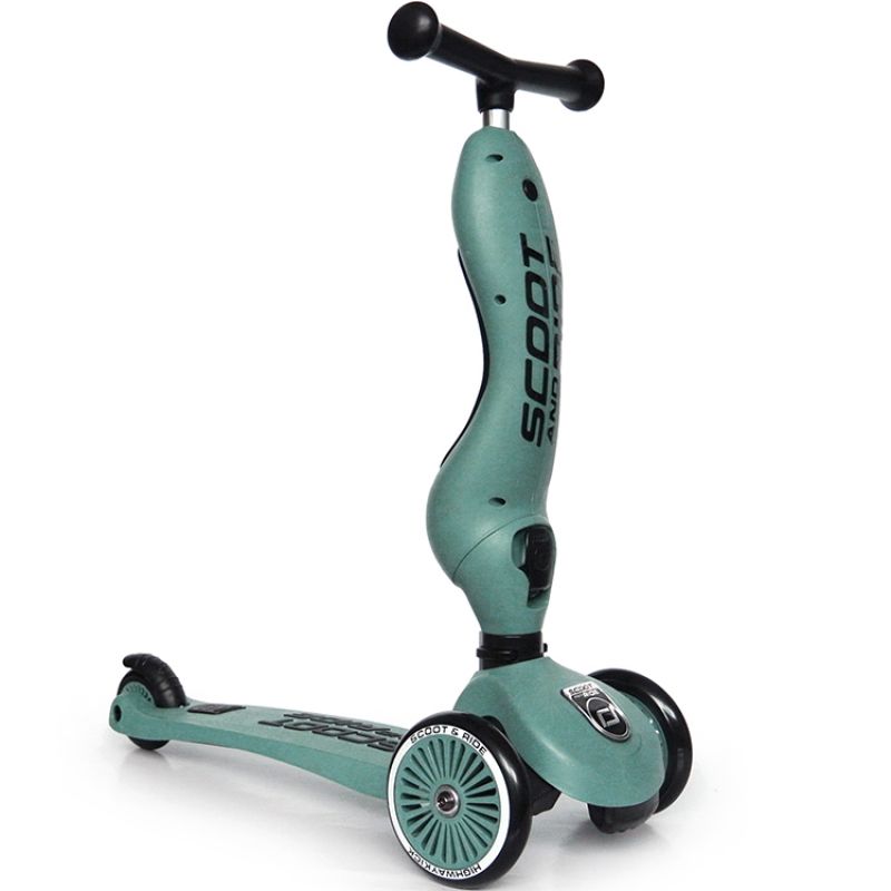 Porteur évolutif en trottinette Highwaykick 1 vert forêt - Reconditionné Scoot And Ride Produit 3