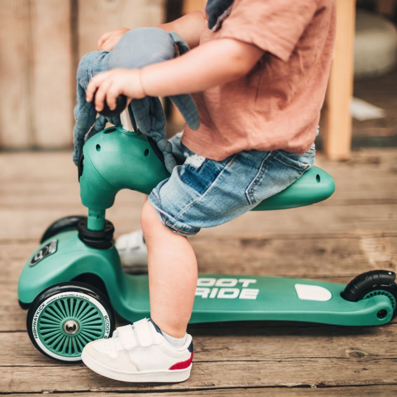 Porteur évolutif en trottinette Highwaykick 1 vert forêt - Reconditionné Scoot And Ride Produit 6