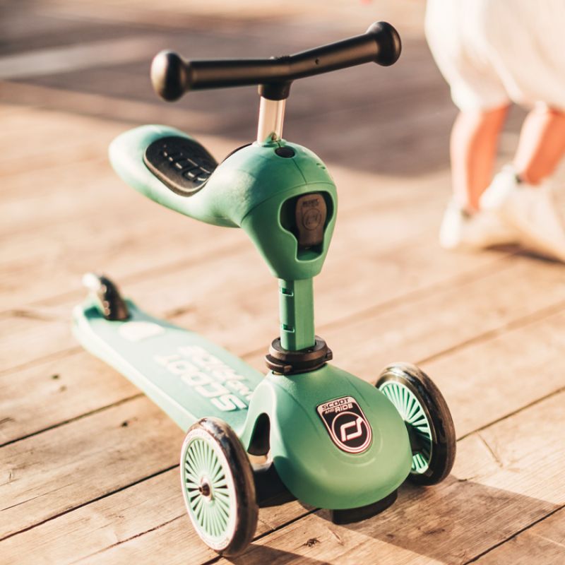 Porteur évolutif en trottinette Highwaykick 1 vert forêt - Reconditionné Scoot And Ride Produit 7