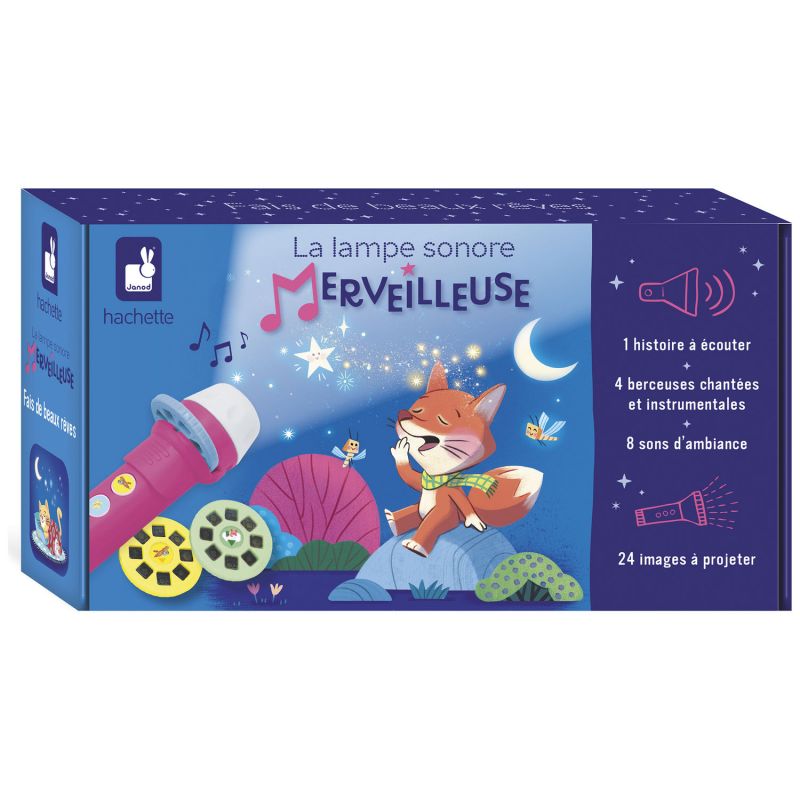 Lampe sonore Merveilleuse Rêve Janod Packaging 6