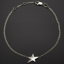 Bracelet étoile filante (argent 925°)  par Millésime