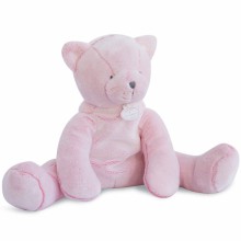 Peluche chat rose (35 cm)  par Doudou et Compagnie