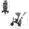 Tricycle évolutif Easytwist Platinium Grey Kinderkraft Produit 9