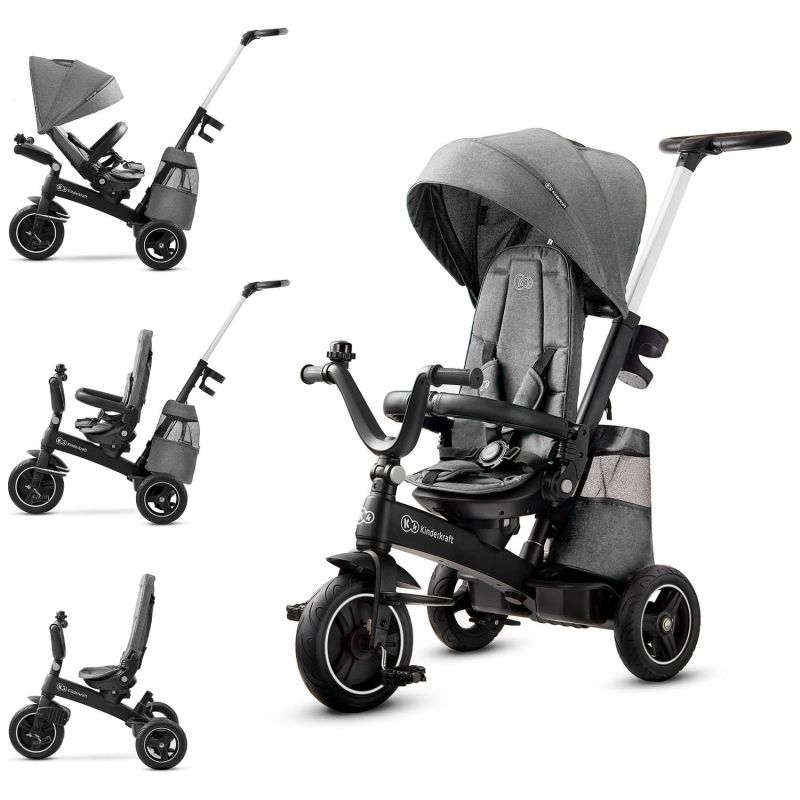 Tricycle évolutif Easytwist Platinium Grey Kinderkraft Produit 1