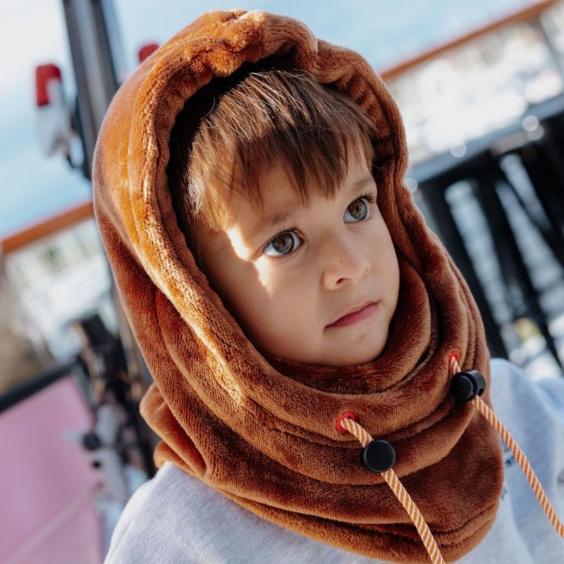 Cagoule polaire Warmy Beary (6 ans et +) Hello Hossy Ambiance 4