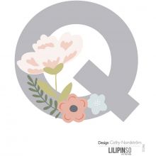 Lettre adhésive Bloom Q  par Lilipinso