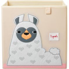 Cube de rangement en tissu Lama - 3 sprouts