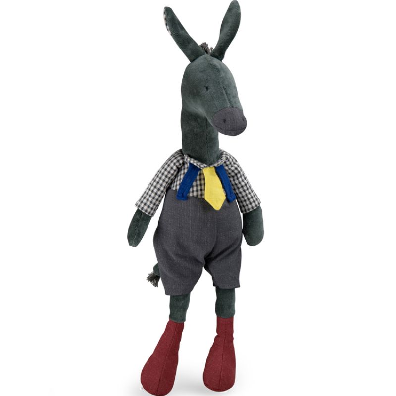 Peluche Anatole l'âne Pomme des Bois (49 cm) Moulin Roty