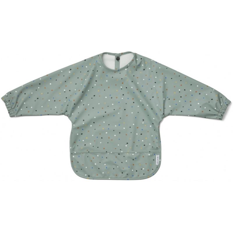 Bavoir à manches Merle confetti peppermint multi mix Liewood