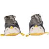 Chaussons en tissu pingouin Les Nanouks (0-6 mois) - Galipette