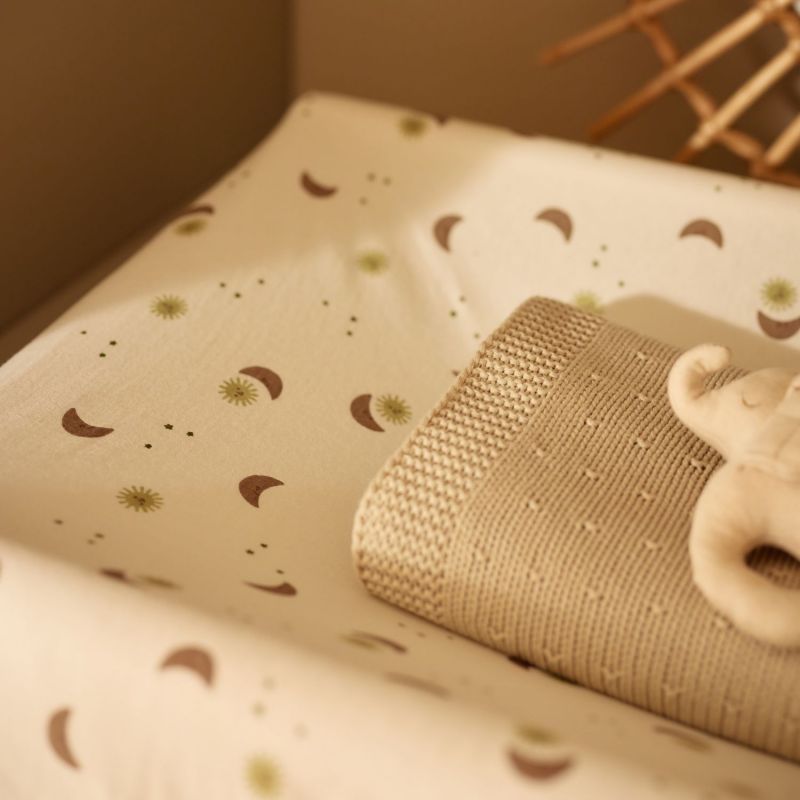 Housse de matelas à langer en jersey Over the Moon (50 x 70 cm) Jollein Ambiance 2