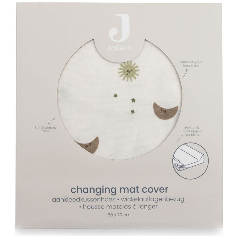 Housse de matelas à langer en jersey Over the Moon (50 x 70 cm) Jollein Packaging 7