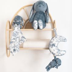 Lapin musical Augustin bleu