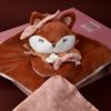 Doudou attache-sucette Mina marron (22 cm) Doudou et Compagnie Ambiance 4