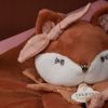 Doudou attache-sucette Mina marron (22 cm) Doudou et Compagnie Ambiance 5