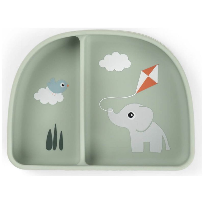 Bol à compartiments ventouse Playground Vert Done by Deer Produit 1