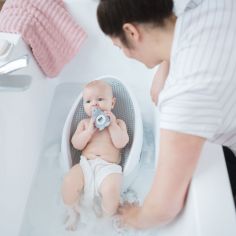 Transat de bain gris