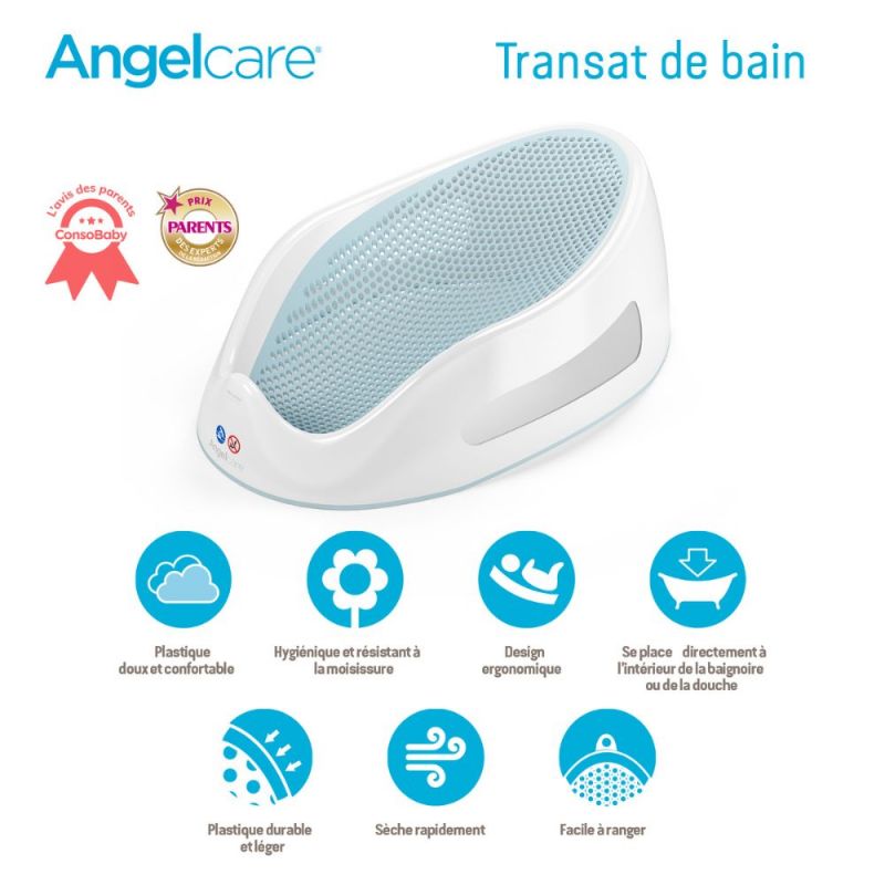 Transat de bain gris Angelcare Produit 5