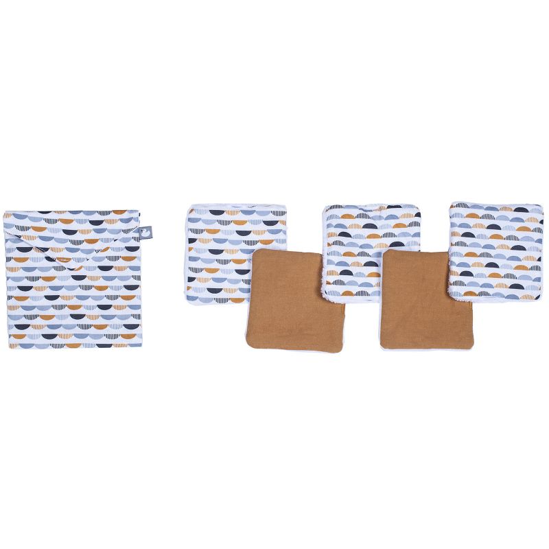 Lot de 5 lingettes lavables Honeymoon (10 x 10 cm) BB & Co