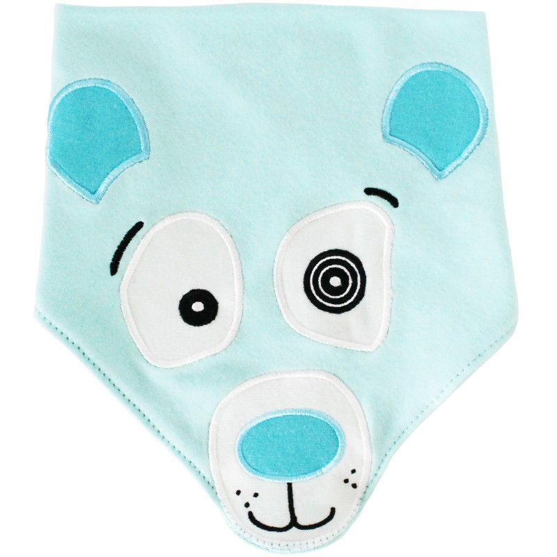Bavoir bandana Illicos l'ours polaire Les Déglingos