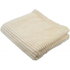 Couverture Boudoir lait (75 x 100 cm) - Domiva