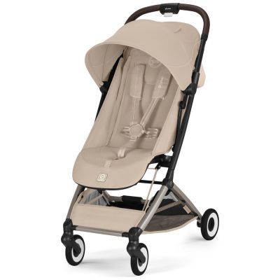 Poussette Ultra Compacte Orfeo 2026 châssis Taupe Almond Beige