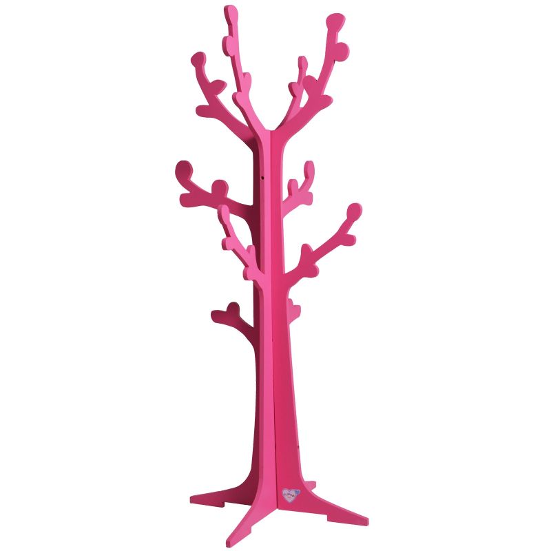 Arbre porte-manteau cerisier fuchsia Domiva