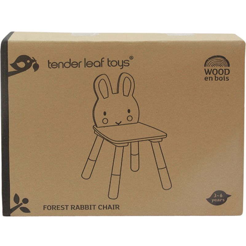 Chaise enfant lapin en bois Tender Leaf Packaging 7