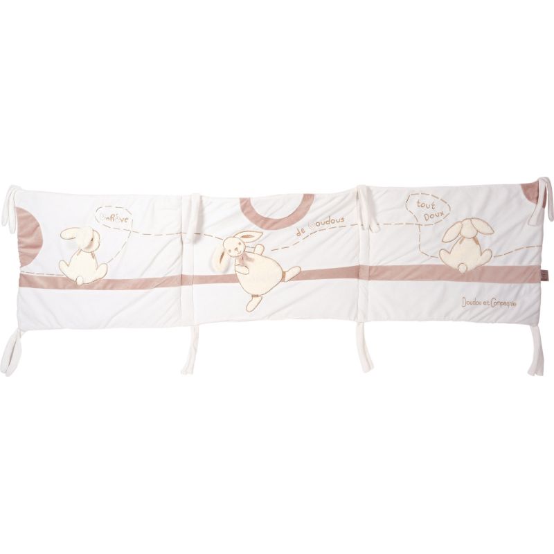 Tour de lit Mon tout petit lapin (pour lit 60 x 120 cm) Doudou et Compagnie