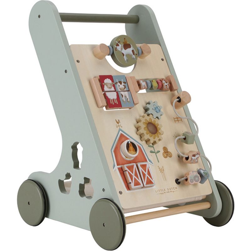 Chariot de marche en bois Little Farm - Reconditionné Little Dutch Produit 3